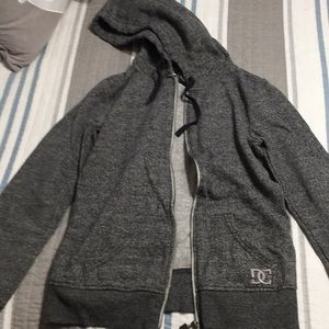 DC zip up hoodie
